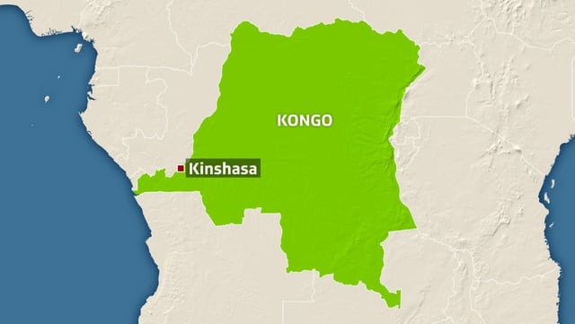 Karte Kongo. Karte Kongo.