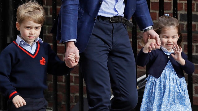 Prinzessin Charlotte und Prinz George. Prinzessin Charlotte und Prinz George.