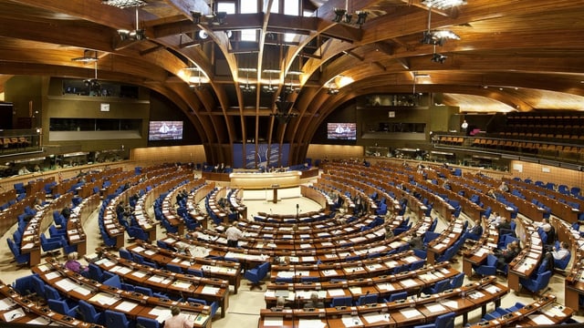 Parlamentssaal des Europarates. Parlamentssaal des Europarates.