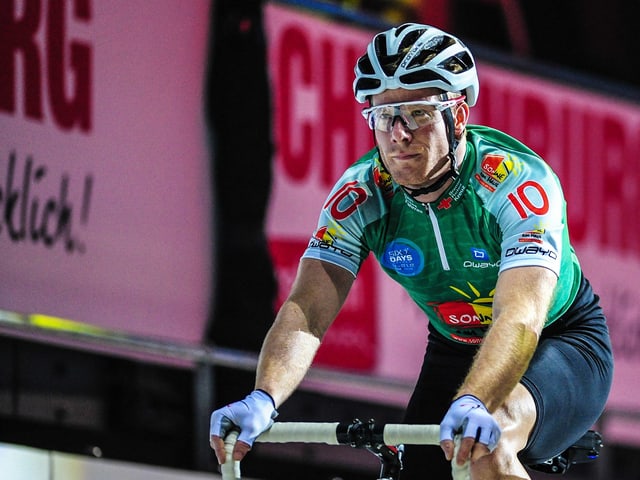 Loic Perizzolo auf dem Bahnrad Loic Perizzolo auf dem Bahnrad