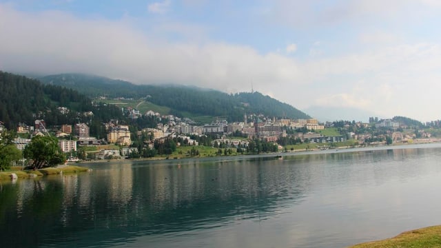 St. Moritz an einem Sommertag. St. Moritz an einem Sommertag.
