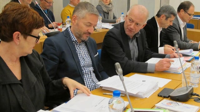 Martin Wey an einer Sitzung des Oltner Stadtparlaments Martin Wey an einer Sitzung des Oltner Stadtparlaments