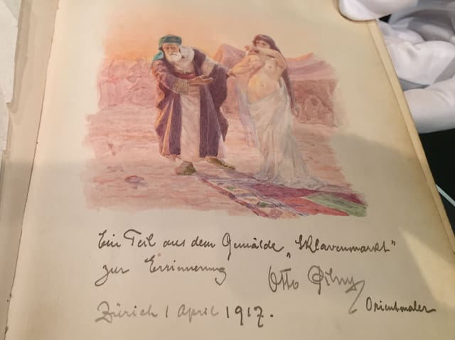 Ein Bild in einem Büchlein. Ein Bild in einem Büchlein.