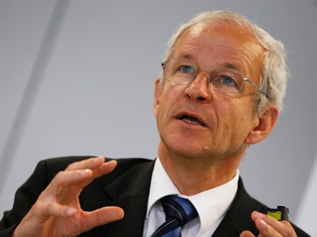Der ETH-Präsident Ralph Eichler im Porträt. Der ETH-Präsident Ralph Eichler im Porträt.