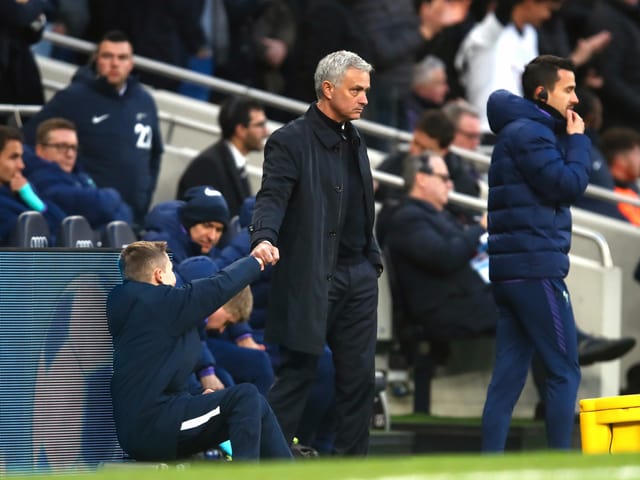 José Mourinho an der Seitenlinie.
