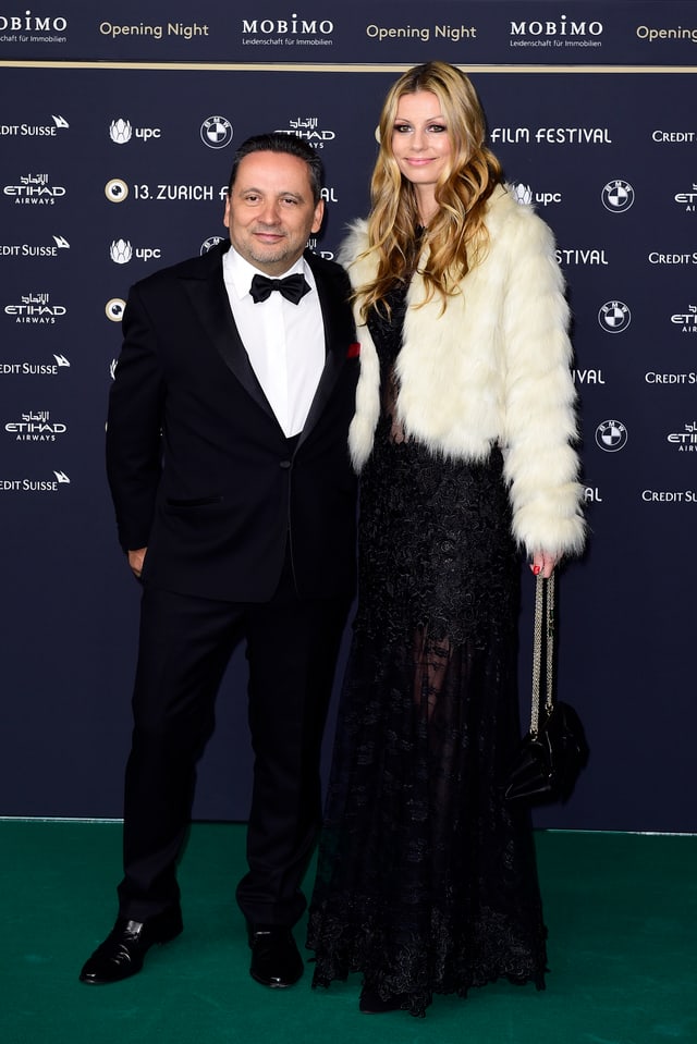 Ringier Verwaltungsrat Claudio Cisullo mit seiner Verlobten Tamara Raich.