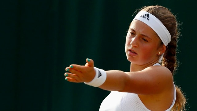 Jelena Ostapenko. Jelena Ostapenko.