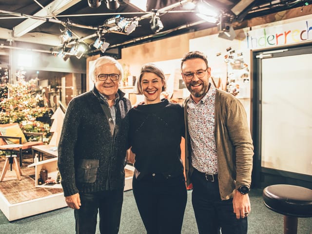 Gilbert Gress, Anic Lautenschlager und Nik Hartmann