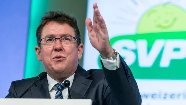 SVP-Parteipräsident Albert Rösti SVP-Parteipräsident Albert Rösti