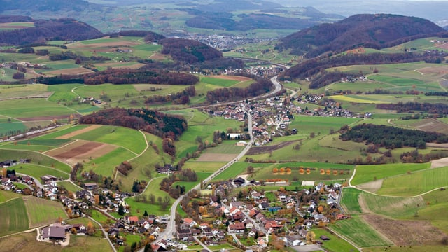 Luftbild des Fricktals. Luftbild des Fricktals.