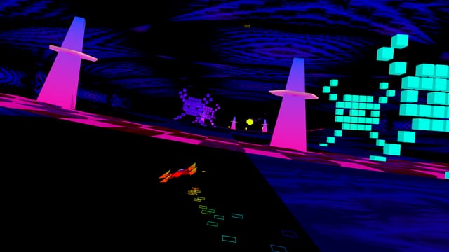 Türkis Space Invaders. Türkis Space Invaders.