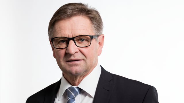 Isidor Baumann mit Kravatte. Isidor Baumann mit Kravatte.