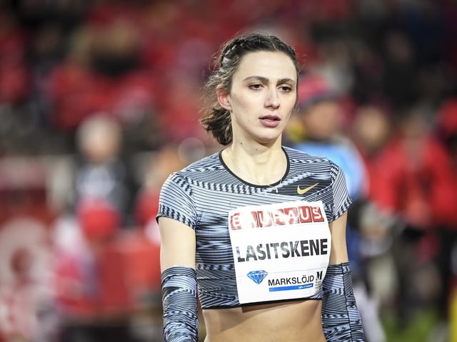 die russische Hochspringerin Marija Lasitskene. die russische Hochspringerin Marija Lasitskene.