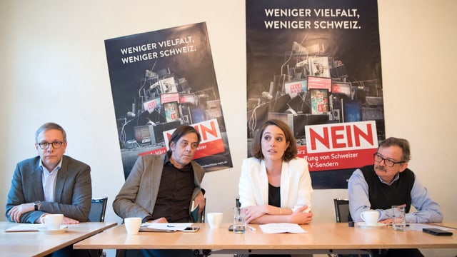 NEIN zum Sendeschluss. NEIN zum Sendeschluss.