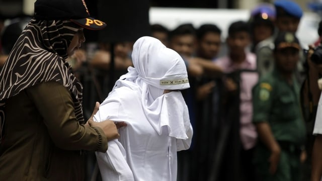 Frau wird in Aceh. Frau wird in Aceh.