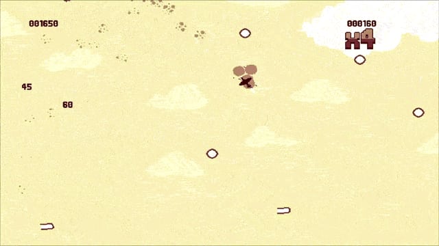 Ein Spielausschnitt aus dem Game «Luftrausers». Ein Spielausschnitt aus dem Game «Luftrausers».
