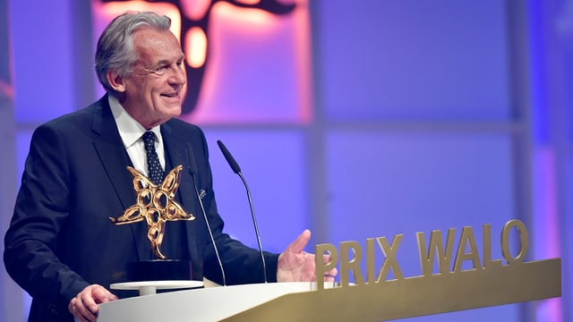 Pepe Lienhard mit Prix Walo Pepe Lienhard mit Prix Walo