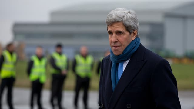 Porträt von Hohn Kerry. Porträt von Hohn Kerry.