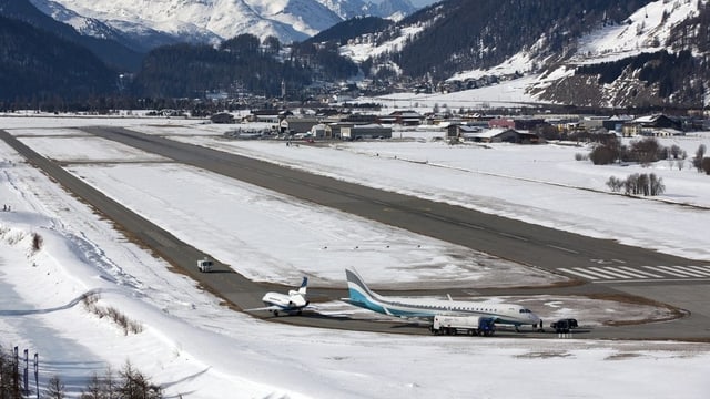 Piste des Airport Engadin Piste des Airport Engadin