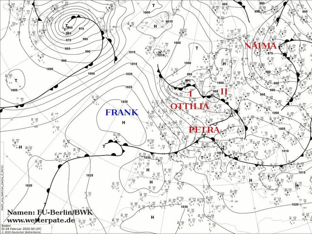 Hoch Und Tiefdruckgebiete So Bekommen Sie Ihre Namen Meteo Srf