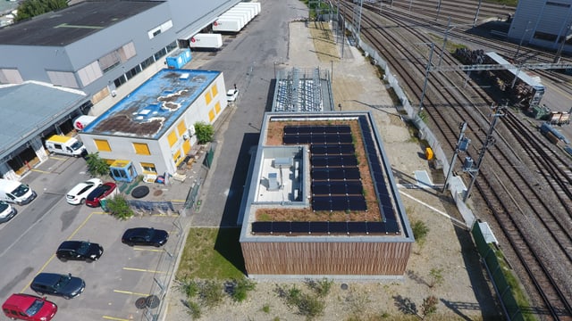 Schaltstation von oben Schaltstation von oben