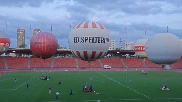 Ballon im Letzigrundstadion Ballon im Letzigrundstadion
