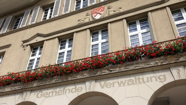 Fassade Gemeindehaus Biberist Fassade Gemeindehaus Biberist