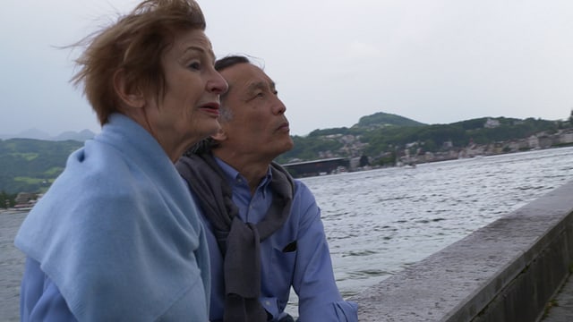 Ein Bild von Federica de Cesco und ihrem Mann Kazuyuki Kitamura. Ein Bild von Federica de Cesco und ihrem Mann Kazuyuki Kitamura.