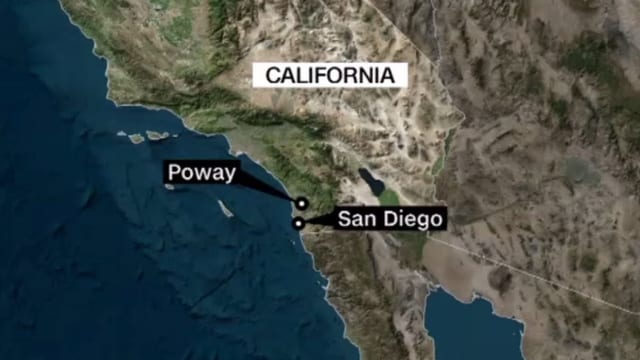 Karte Poway bei San Diego, Kalifornien Karte Poway bei San Diego, Kalifornien
