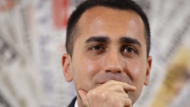 Nahaufnahme Luigi di Maio. Nahaufnahme Luigi di Maio.