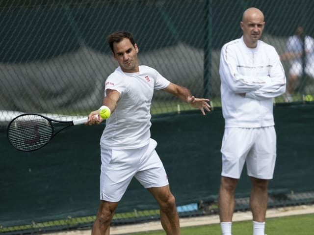 Der Kroate Ivan Ljubicic. Der Kroate Ivan Ljubicic.