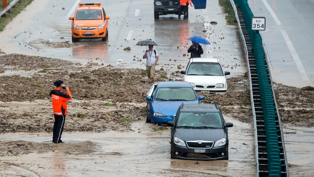 Überschwemmung A1 Überschwemmung A1