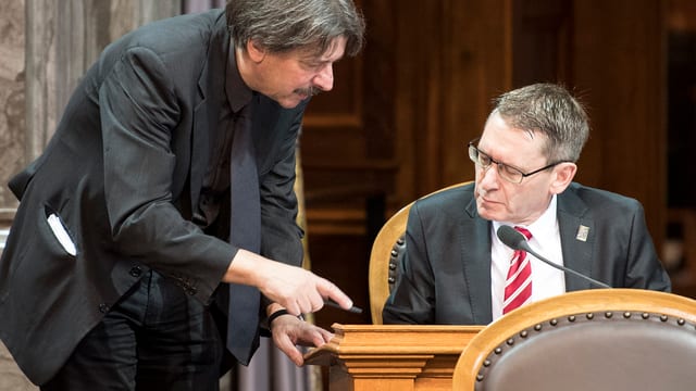 Bischof mit Rechsteiner Bischof mit Rechsteiner