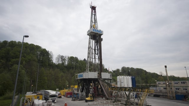 Blick auf die Geothermie-Anlage. Blick auf die Geothermie-Anlage.
