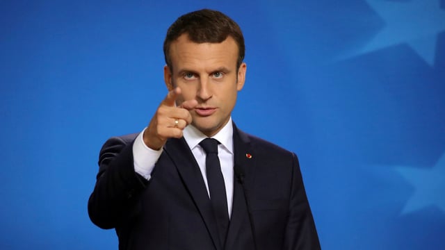 Lichtfigur Macron