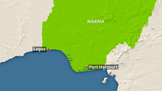 Karte von Nigeria Karte von Nigeria