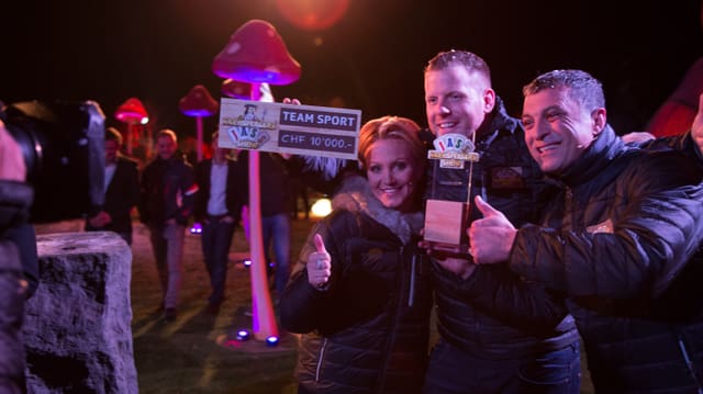 Gratulation! - Sieg für Team «Sport»