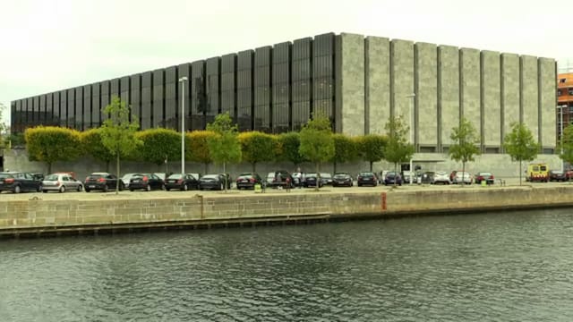Gebäude der dänischen Notenbank. Gebäude der dänischen Notenbank.