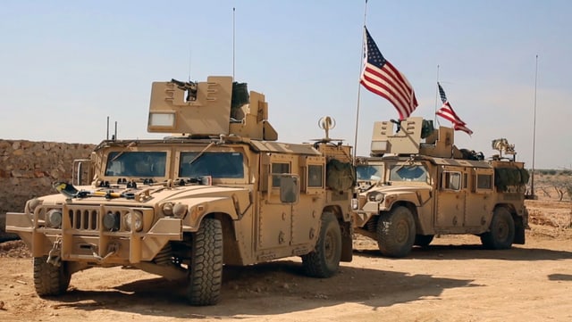 US-Truppen in Manbij US-Truppen in Manbij