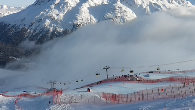 Wolkenband in der Nähe der WM-Piste Wolkenband in der Nähe der WM-Piste