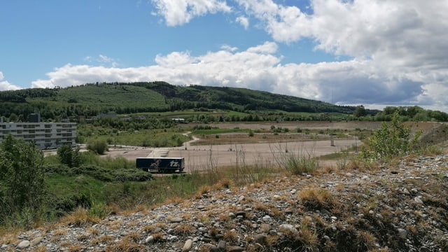Blick in ehemalige Kiesgrube Blick in ehemalige Kiesgrube