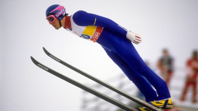 Staffan Tällberg in der Luft. Staffan Tällberg in der Luft.