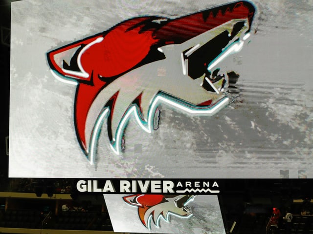 Das Klublogo der Arizona Coyotes. Das Klublogo der Arizona Coyotes.