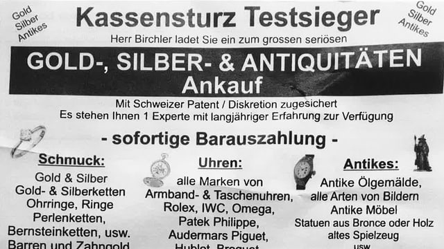 Abbildung des Flyers. Abbildung des Flyers.