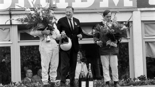 Henry Ford II beim Sieg in Le Mans 1966 Henry Ford II beim Sieg in Le Mans 1966