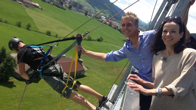 Reto Scherrer und Caroline Rasser Reto Scherrer und Caroline Rasser