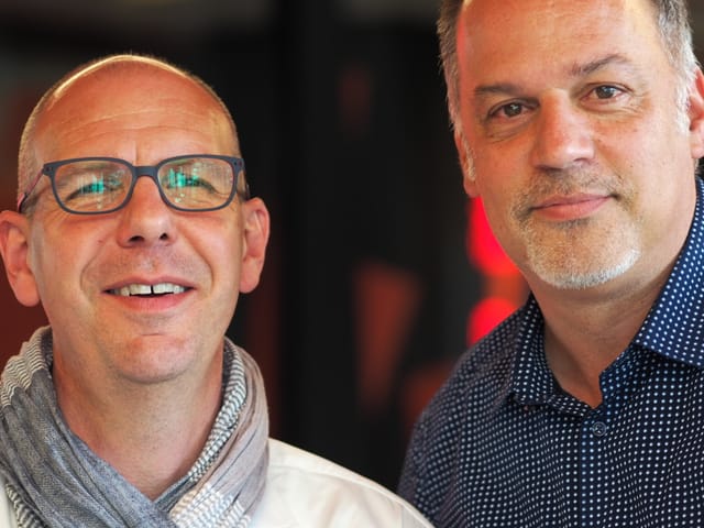 Charles Liebherr und Peter Voegeli.