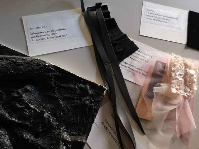 Verschiedene Materialien mit Schildern. Verschiedene Materialien mit Schildern.