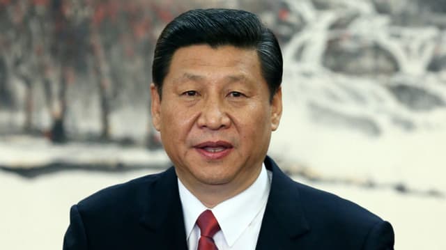 Portrait von Xi Jinping Portrait von Xi Jinping