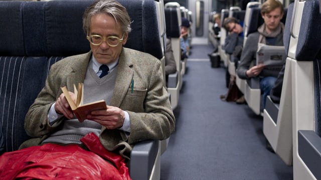 Jeremy Irons im Zug Jeremy Irons im Zug